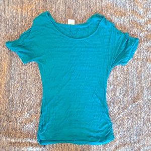 Full Tilt Teal Blouse
